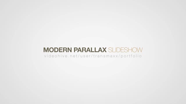 Modern Parallax Slideshow
