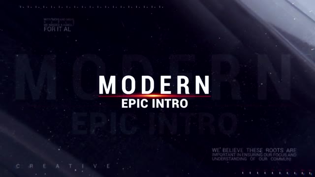 Modern Epic Intro