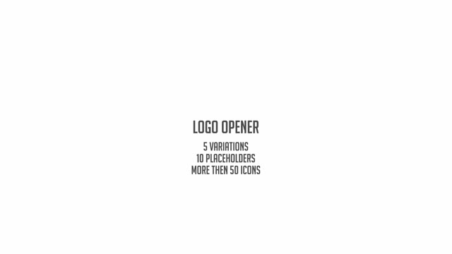 Social Media Network Logo Opener