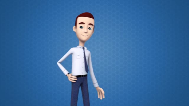 Martin 3D Character Man Presentermanager Product Promotion