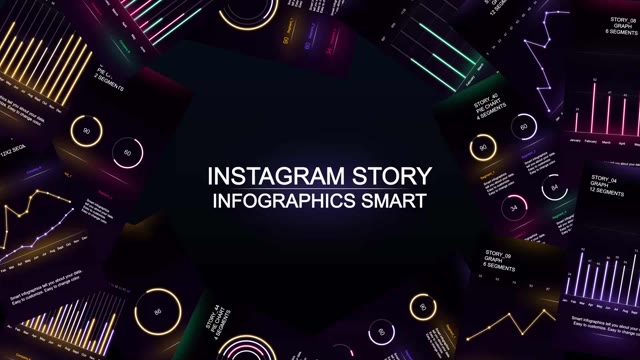 Story Glowing Infographics