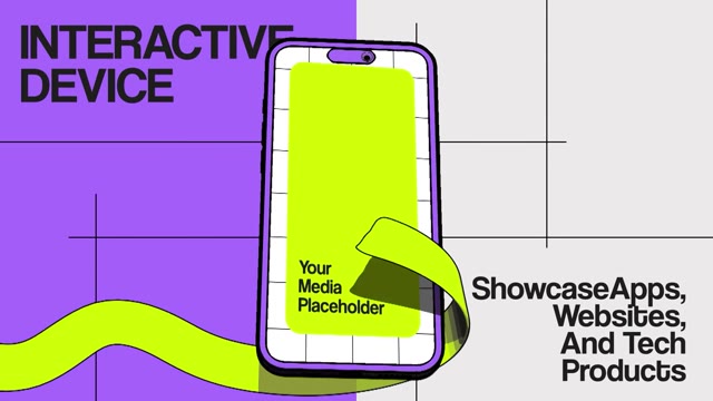 Flat 3D Mockup Reveal