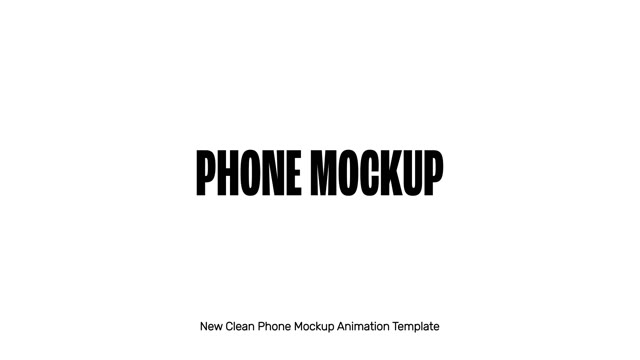 Phone Mockup Mobile App Promo