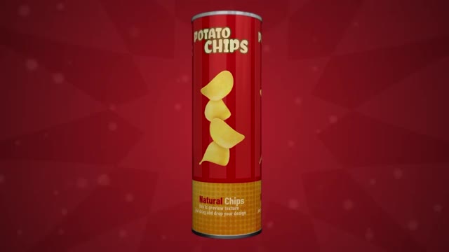 3D Mockup Chips Tubes