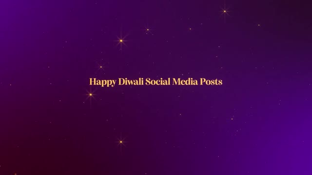 Happy Diwali Social Media Posts