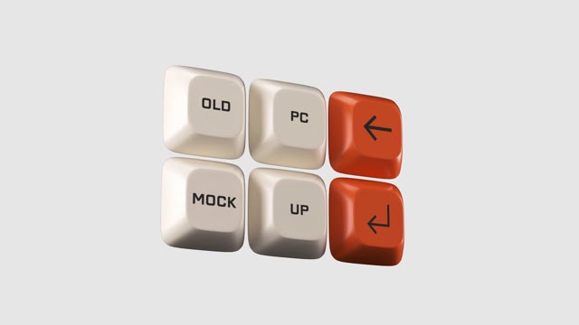 Retro Pc Mockup After Effects Template