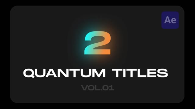 Quantum Titles V1 For After Effects