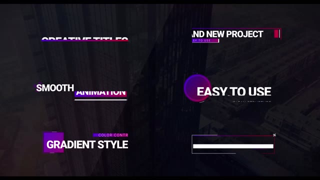 Modern Gradient Titles