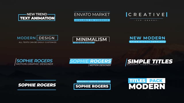 Minimal Smooth Titles V1
