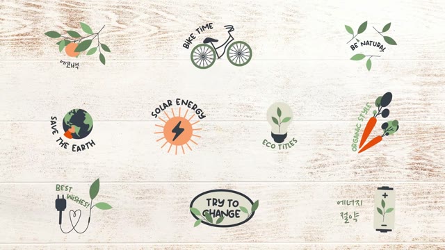 Eco Energy Titles After Effects