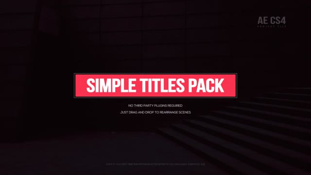 Simple Titles Pack