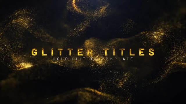 Gold Glitter Opener