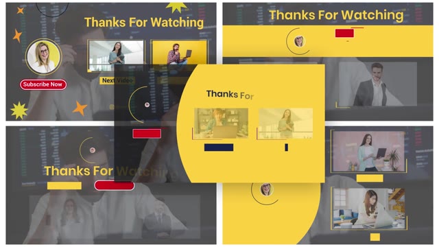 Digital Marketing Youtube After Effects End Screen