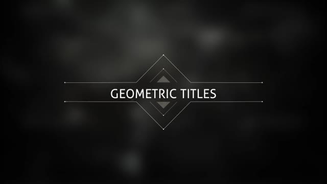 Geometric Titles