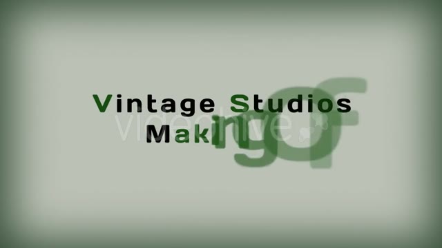 Vintage Studio Making Of