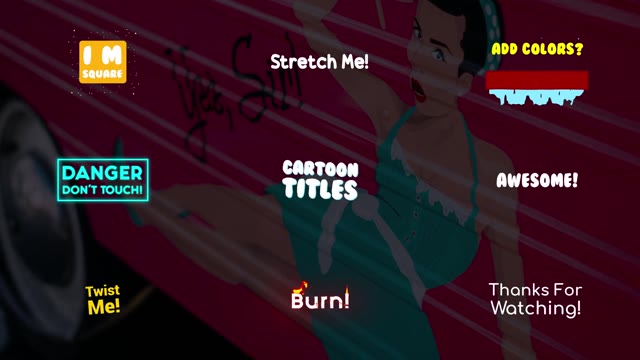 Cartoon Flash Fx Titles After Effects
