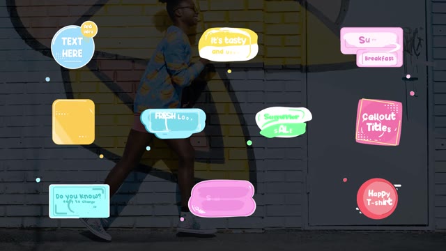 Cartoon Callout Titles After Effects