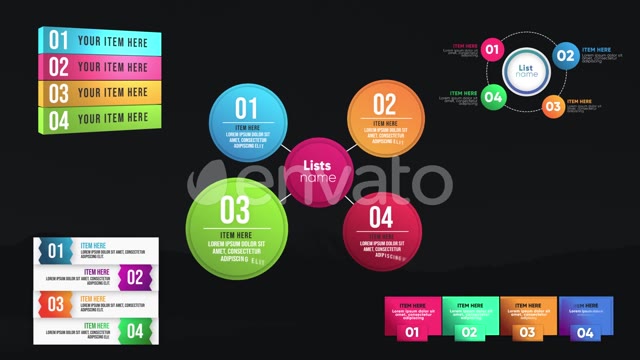 Infographic Unique Lists