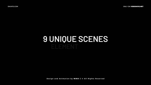 Unique 3D Scenes