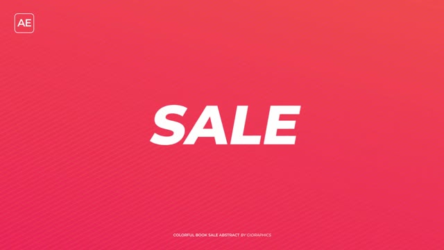 Colorful Book Sale Abstract