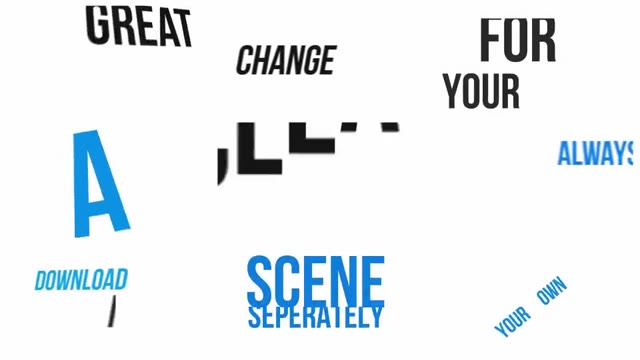 100 Clean Minimal Kinetic Typography