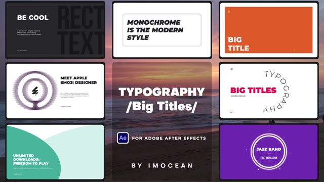 Typography Big Titles