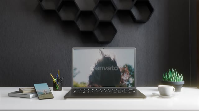 Laptop And Phone Screen Mockup