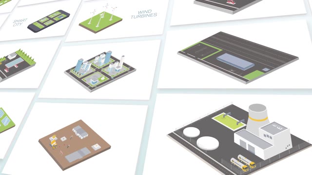 3D Isometric Scenes