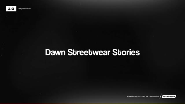 Dawn Streetwear Instagram Stories