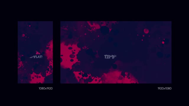 Lyric Video Template Grunge Style