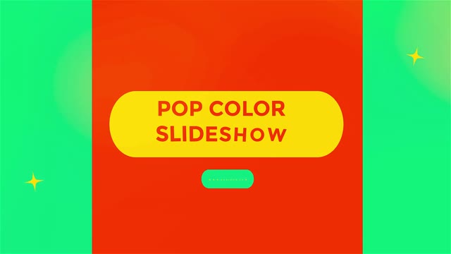 Pop Color Slideshow
