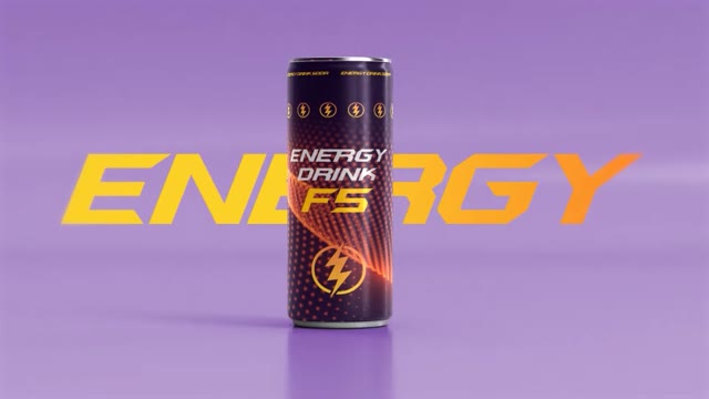 Energy Drink Mock Up