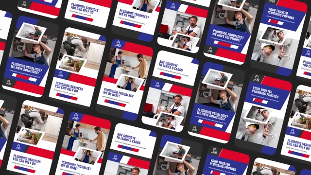 Social Media Reels Plumbing Services After Effects Template