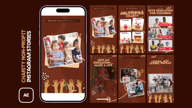 Charity And Donation Instagram Stories