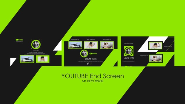 Youtube Channel End Screen Ver 5