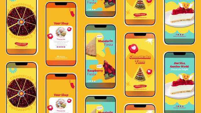 Cheescake Instgaram Stories
