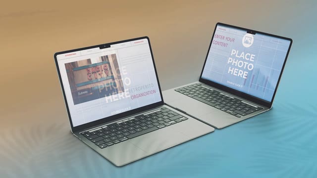 Laptop Screen Display Promo Mockup V2
