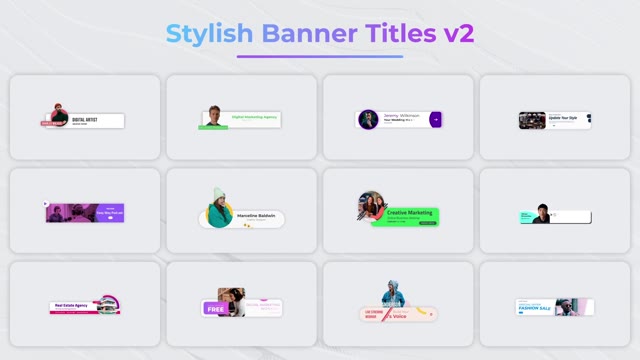 Stylish Banner Titles V2