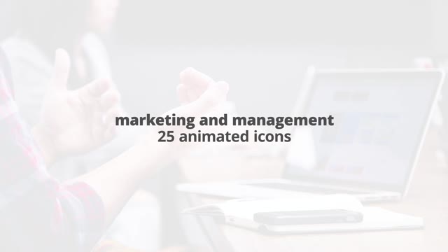 Marketing And Managment 2 Flat Animation Icons