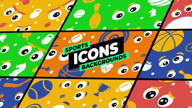 Sports Icons Backgrounds
