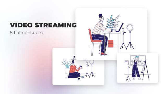 Video Streaming Flat Concepts