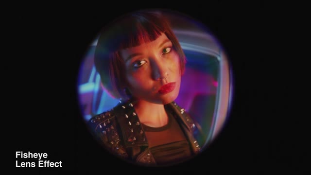 Film Fisheye Effects Overlays