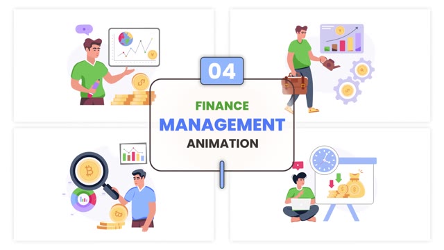Finance Management Animation Scene